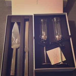 Vera Wang Cake & Champagne Wedding Reception Set